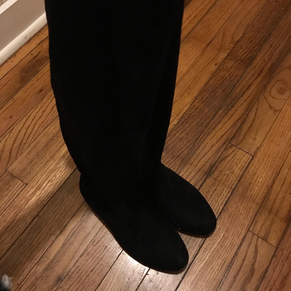 Above the knees black boots